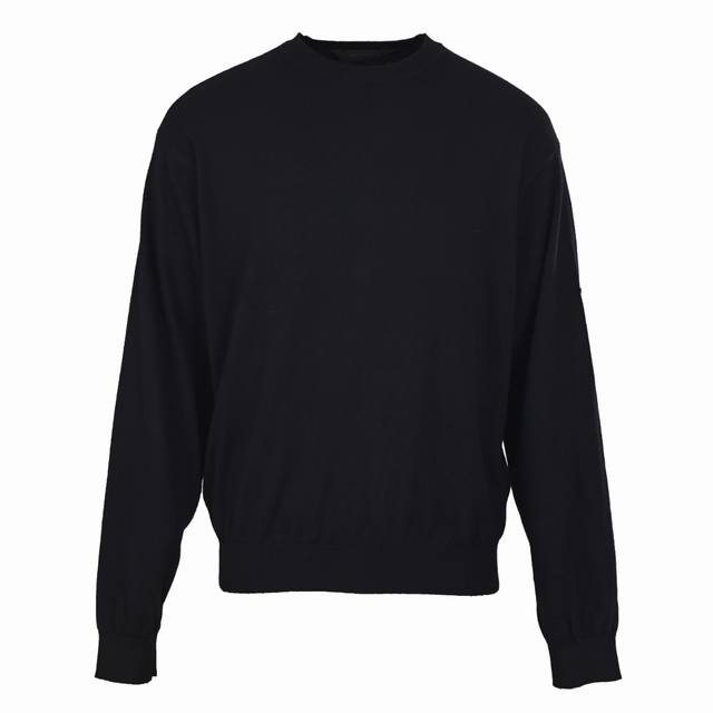 Balenciaga Blcg Metallic Cufftag Cashmere Knit Sweater (Authentic, purchased for
