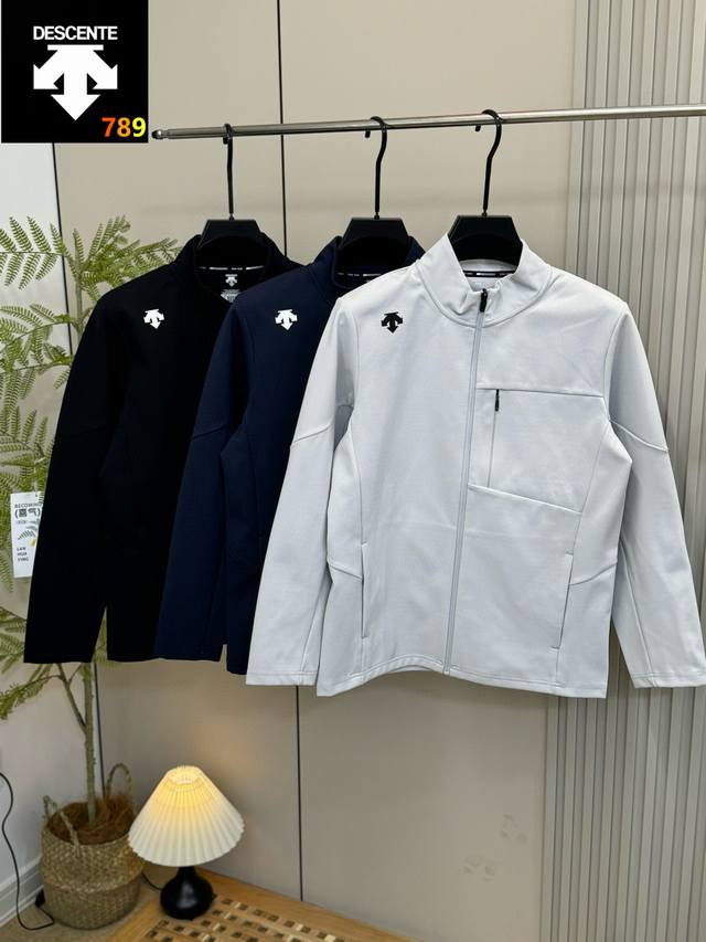 Descente Autumn New Casual Outdoor Stand Collar Sports Jacket (Ddd) - Breathable