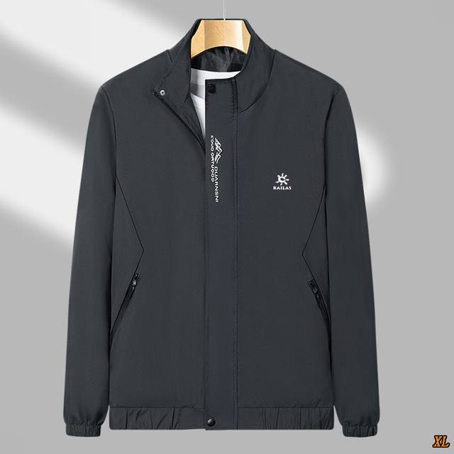 Kailas Exclusive Real Shot New Autumn High-Quality Stand Collar Jacket, Casual O