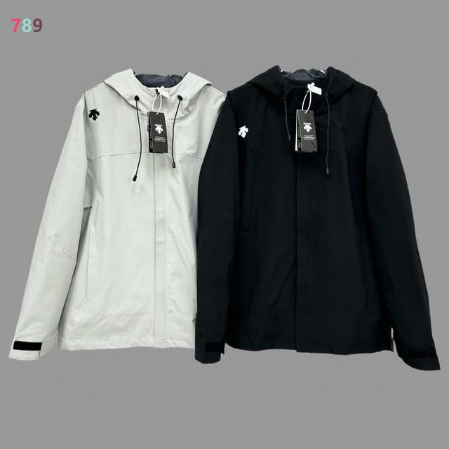 Descente breathable, windproof, and water-repellent waterproof jacket/jacket, un