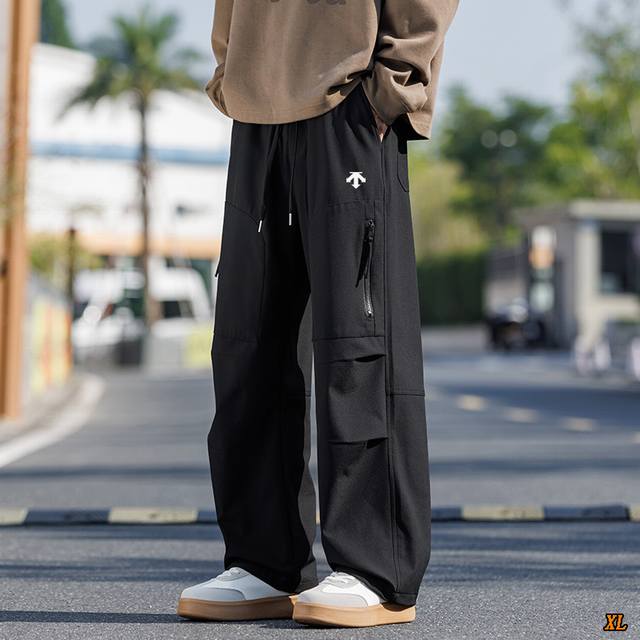Descente Exclusive Real Shot New Autumn High-Quality Casual Windproof Cargo Pant