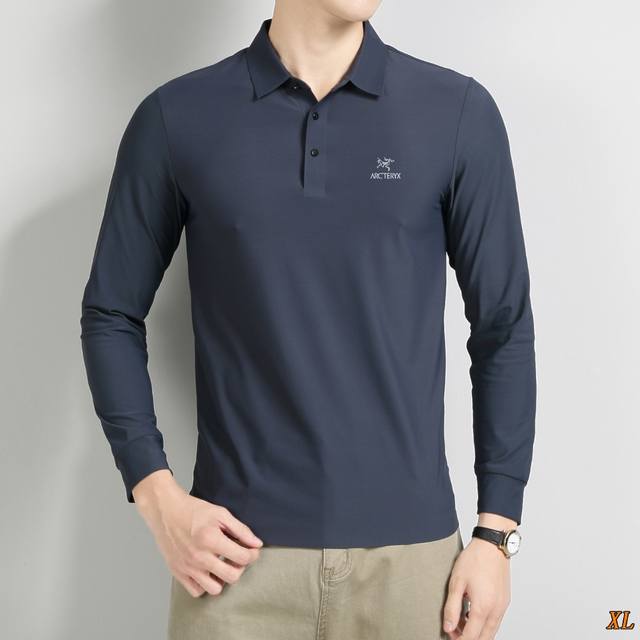 Arc'Teryx Exclusive Real Shot New Autumn High-Quality Long-Sleeve Seamless Polo