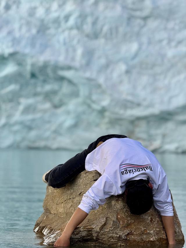 Top-tier version #Balenciaga# Balenciaga classic Coca-Cola wave embroidered logo