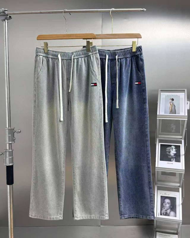 Tommy's 2025 Fall/Winter The Row Casual Loose Drawstring Mesh Jeans. A new high-