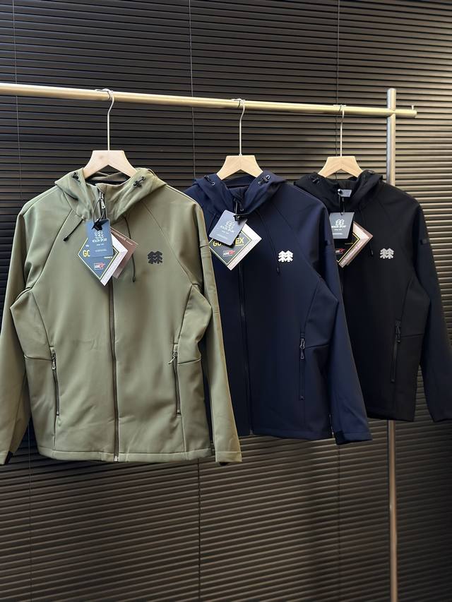 Kolon 25Ss Spring New Lightweight Fleece Jacket with Silicone 3D Logo and Reflec