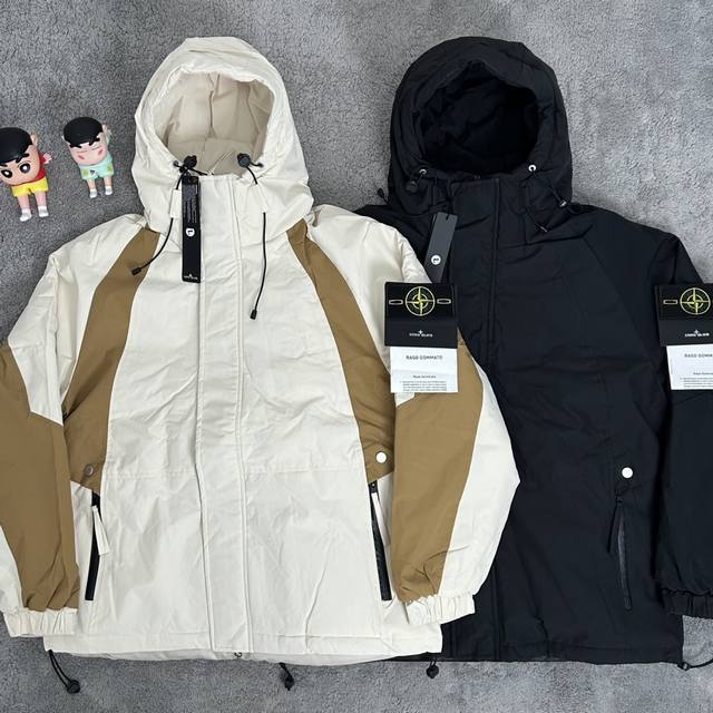 Stone Island Functional Large Pocket Zipper Medal Graphene Winter Thickened Cot