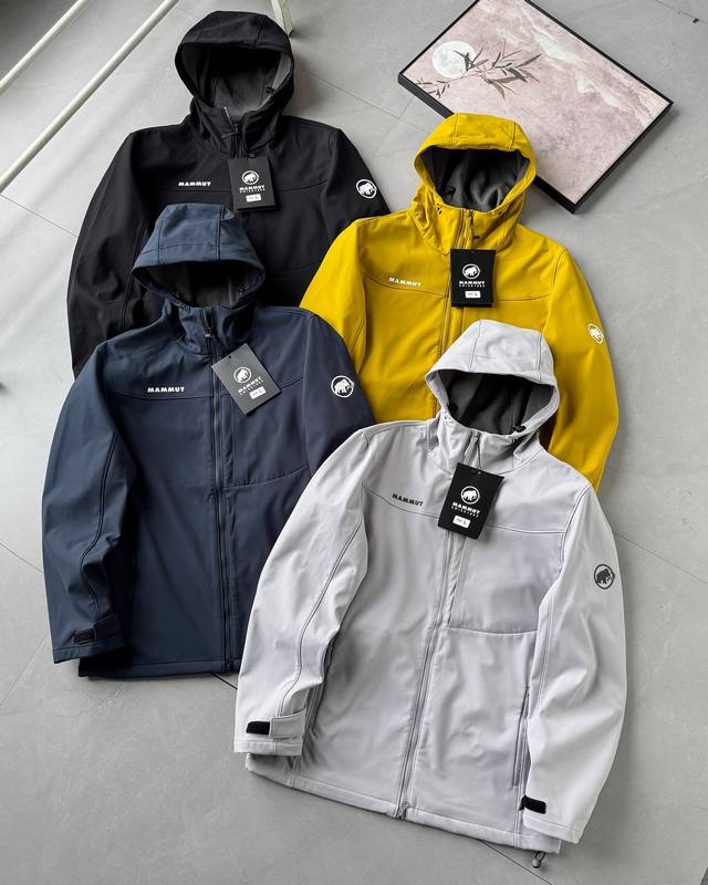 Mammoth 2025 Autumn/Winter New Arrival: Outdoor Couple Hooded Fleece-Lined Softs