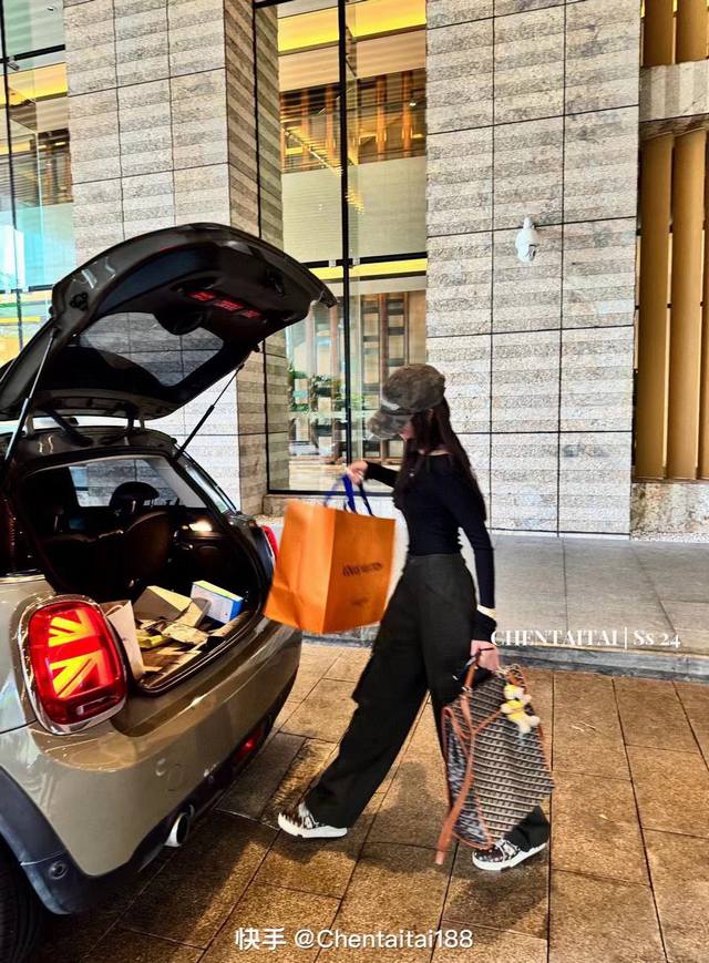 Mrs. Chen's style dog tooth backpack Ddd