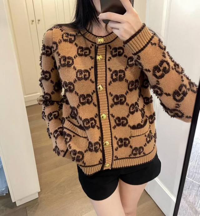 High-end custom-made popular Gucci high-quality autumn and winter new double G a