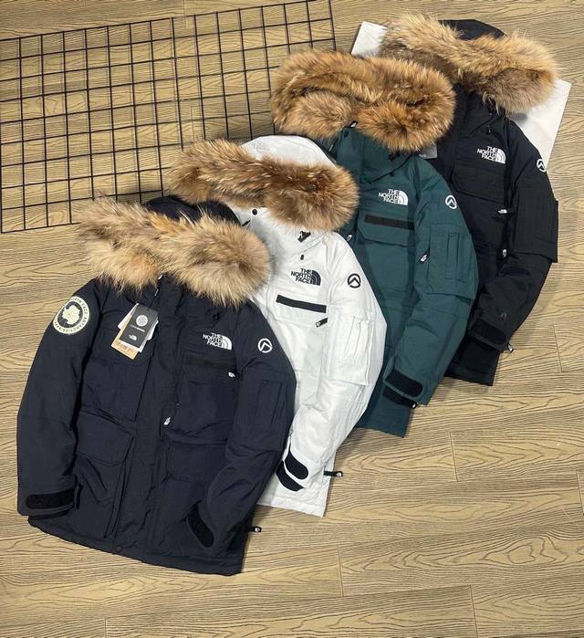The North Face's Peak Collaboration with Canada Goose Southern Cross Parka, a fu