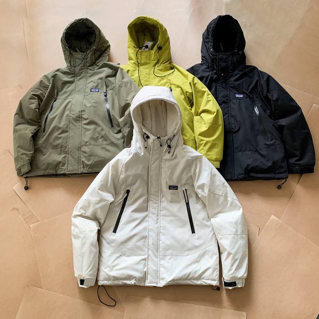 New Arrival! Patagonia Outdoor Hiking Waterproof Couple Down Cotton Jacket, four