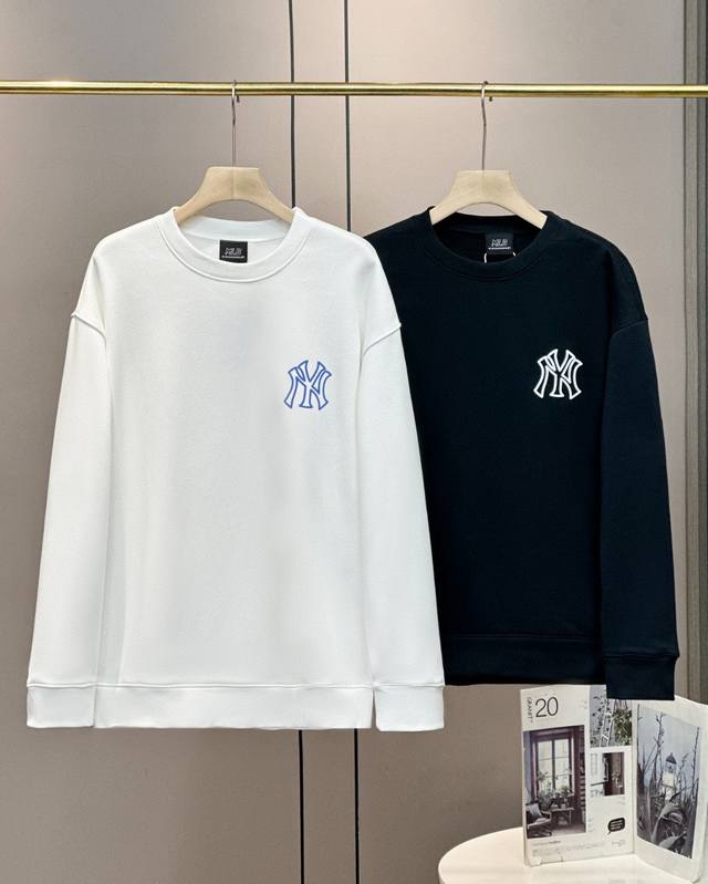 Mlb Ny Planet Graffiti Series New Pullover Fleece Crew Neck Sweatshirt Casual Co