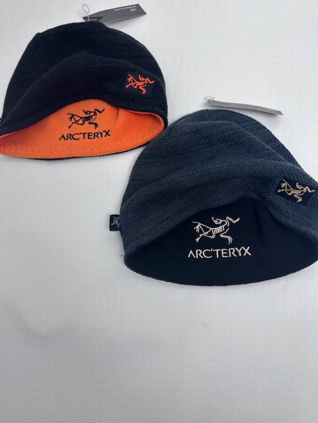 Arc'Teryx Winter Outdoor Sports Fleece Warm Beanie, Bird Brand Embroidered Fleec