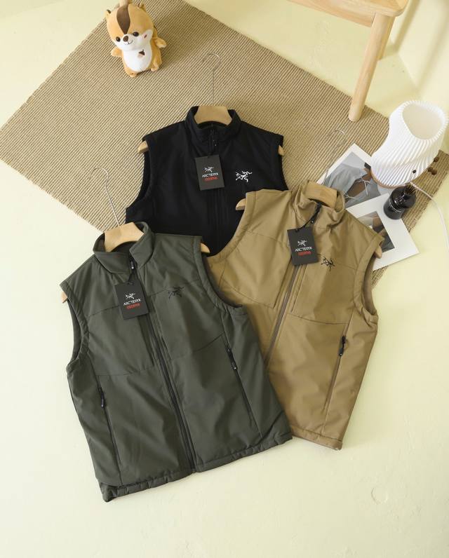 Arc,Teryx - Arc'teryx Men's Fleece Reversible Vest Fleece-lined Thickened Autumn