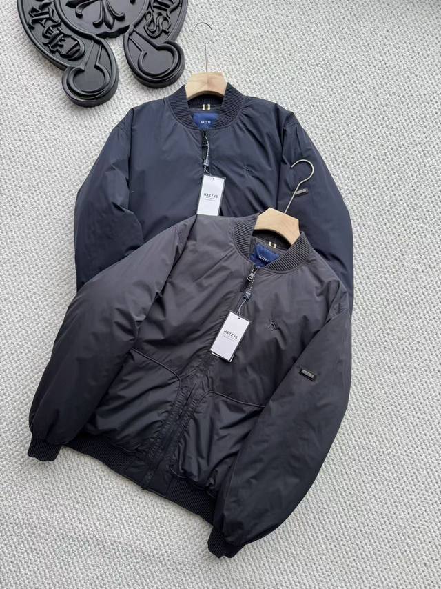 Haggis Men's Goose Down Baseball Jacket: Lightweight and Warm, Unlimited Style W