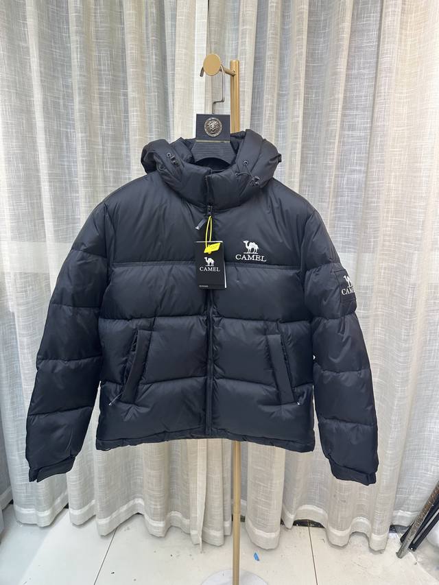 Camel Warm Embroidered Down Jacket 2025 New Style 90% White Duck Down Warm and T