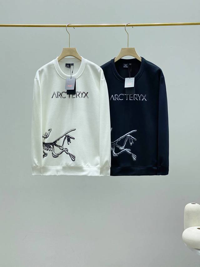 Arc'Teryx Spring/Autumn Crew Neck Pullover Sweatshirt for Men, Simple Long Sleev