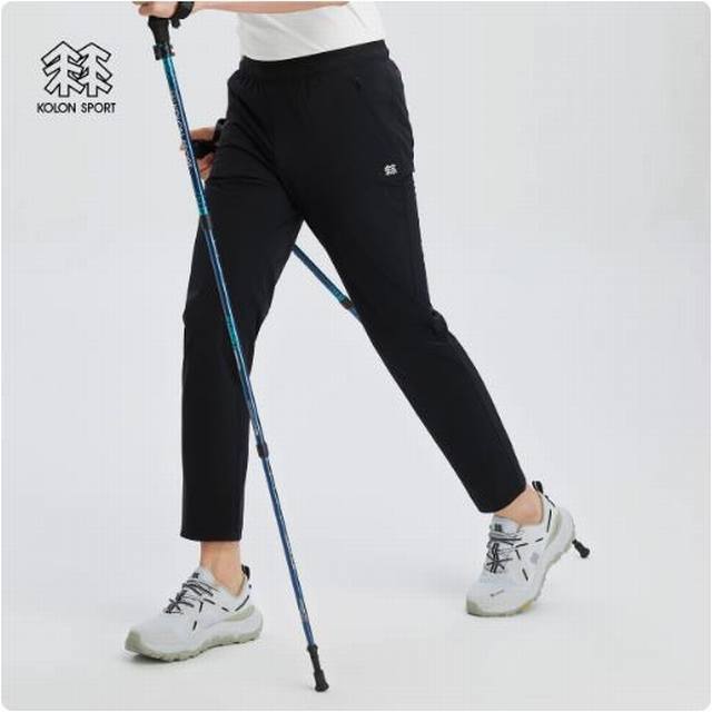Kolon Sport Men's Outdoor Water-Repellent Fleece-Lined Woven Sports Pants! Class