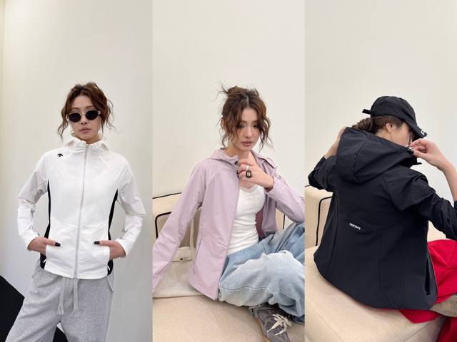 Descente Women's Training Series Tough Water-Repellent Jacket (Autumn) - This ho