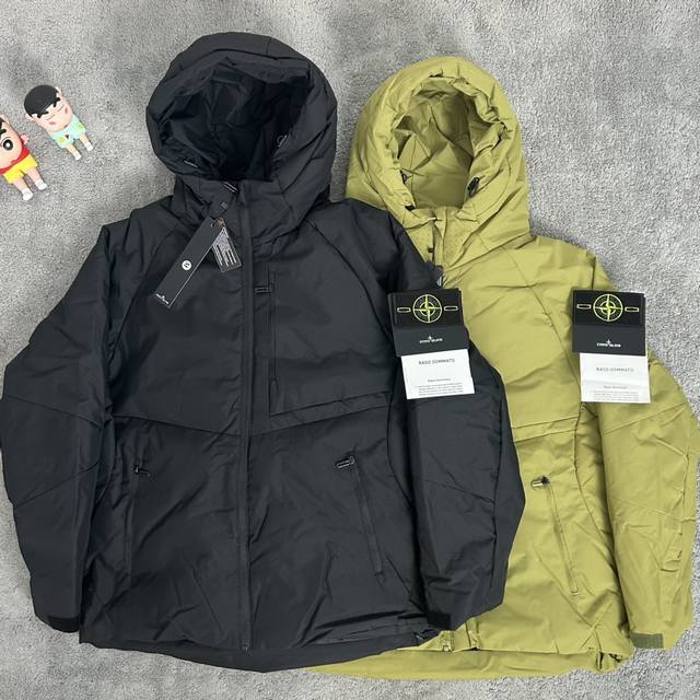 Real photos provided. Stone Island Winter Hooded Multi-Pocket Zipper Thickened C