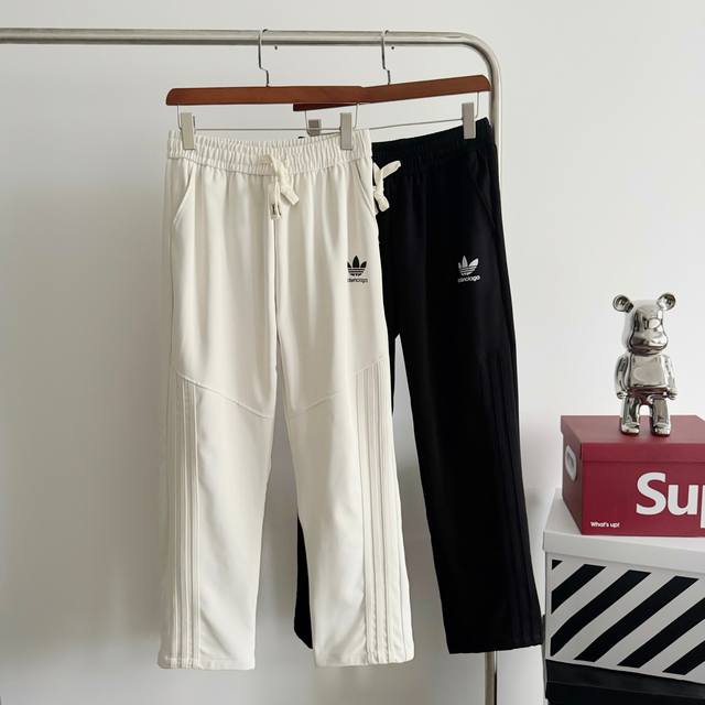 Blenciaga X Adidas Originals Collaboration Latest Casual Pants A hot-selling ite