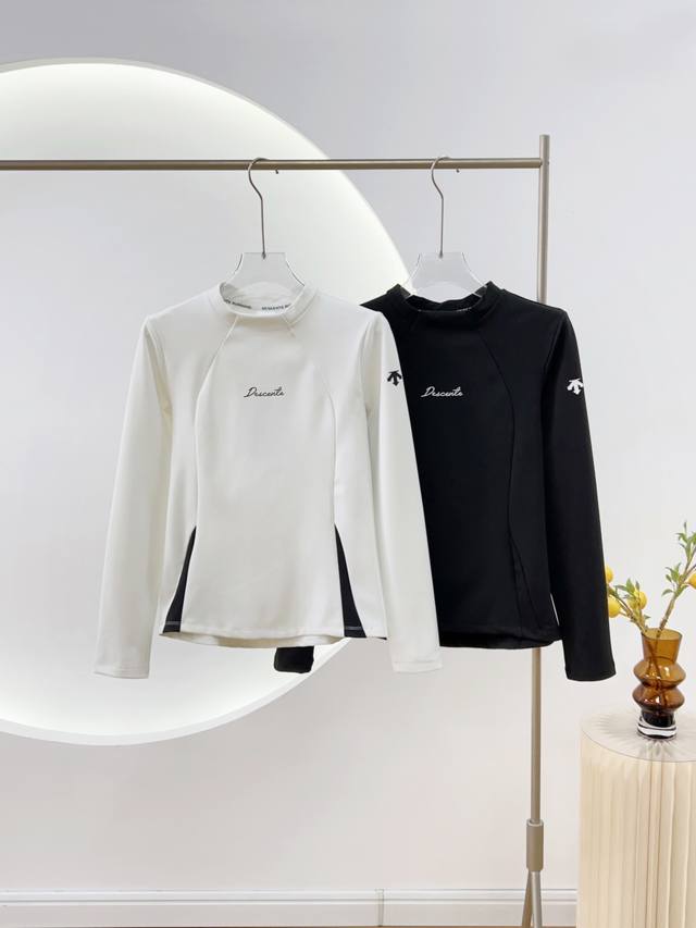 Descente Women's Ski Series Women's Half-High Collar Fleece Long-Sleeve Knit Top