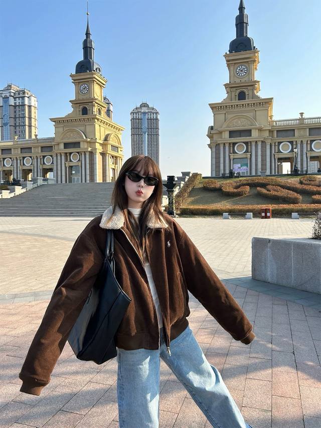 New Arrival! Ralph 25Ss New Corduroy Jacket. Super warm and stylish with a lamb'