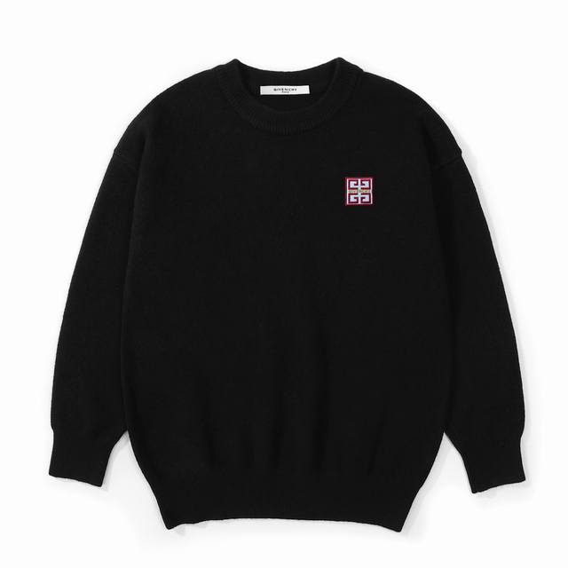 Givenchy Embroidered Label Knit Sweater. Washing Instructions: Light and dark co Givenchy Embroidered Label Knit Sweater. Washing Instructions: Light and dark co