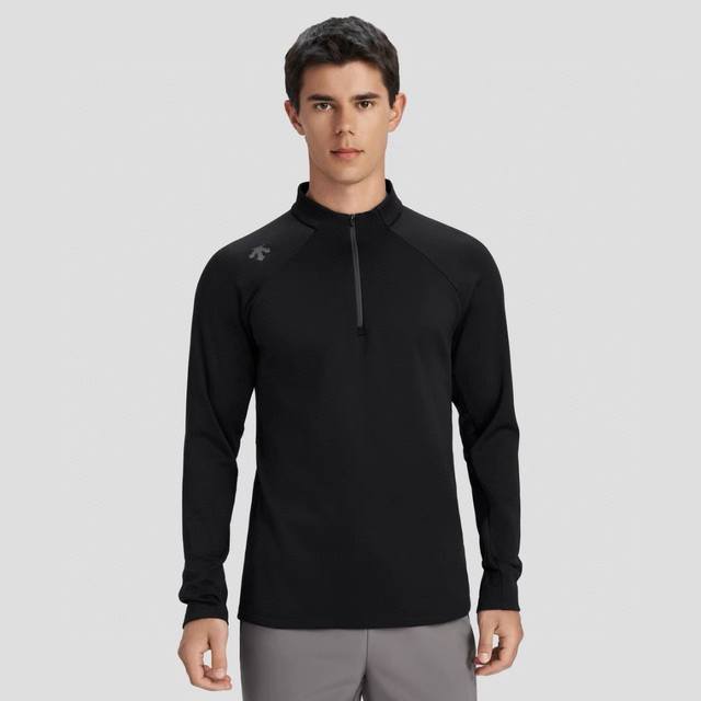 Supply Control Half-Zip Long-Sleeve Sweatshirt Spring New Arrival High-Weight O