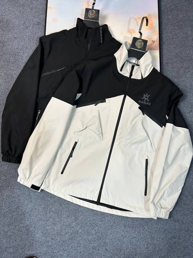 Kailas Hooded Outdoor Softshell Windproof Jacket, Classic Style with Detachable