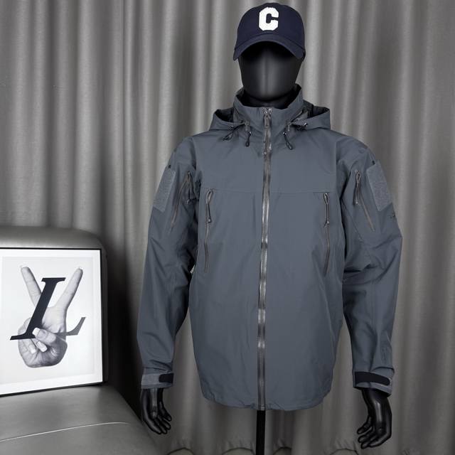 Exclusive premium 'Arc's Alpha Leaf Jacket Gen2 Breathable Solid Color High-Neck