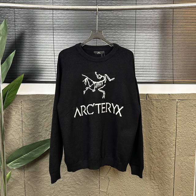 Style No.: Dj65770 Arc'teryx Autumn/Winter New Crew Neck Jacquard Bird Sweater.