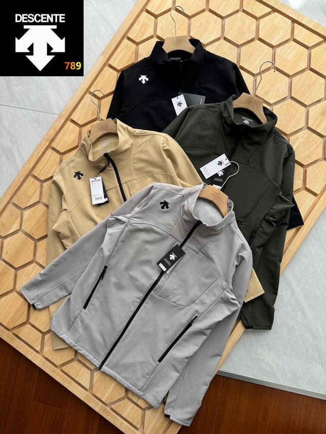 Descente 25-Year Unisex Outdoor Stand Collar Knit Sports Jacket (Ddd) This multi