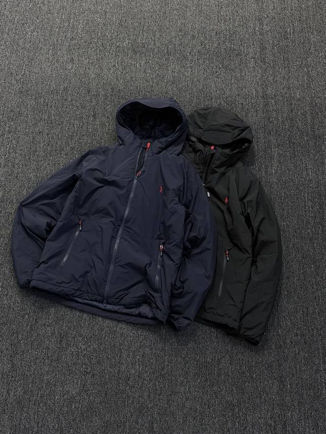 Men's Ruff Solid Color Pony Embroidered Hooded Jacket (Ddd) A hooded jacket comb