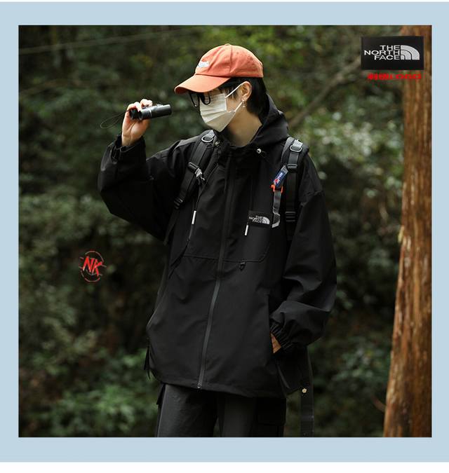 Embroidered Logo The North Face Series, Overseas Autumn Limited Edition Hooded W