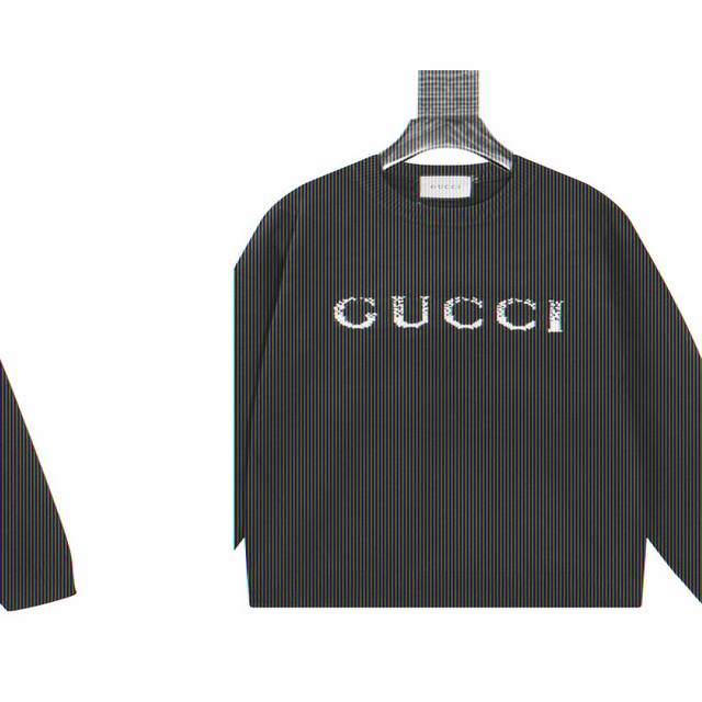 Gucci Logo Jacquard Crew Neck Knit Sweater (Ddd) Jacquard Craftsmanship: Woven u