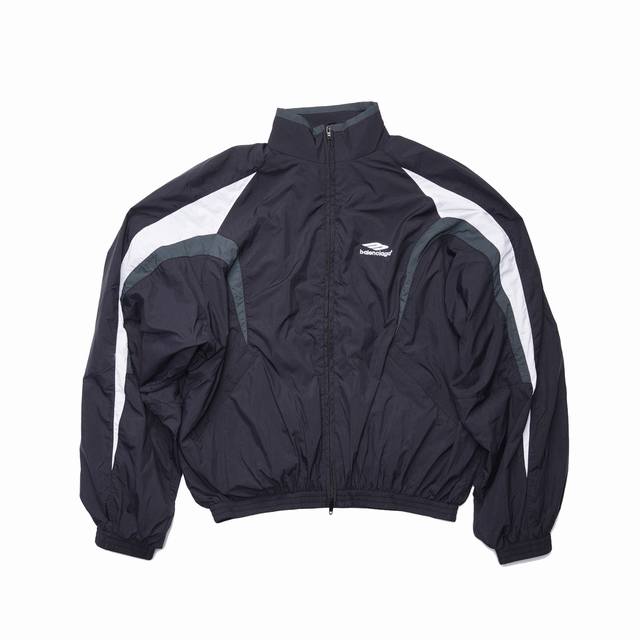 Balenciaga Color-Blocked Oversized School Uniform Jacket A unisex oversized colo