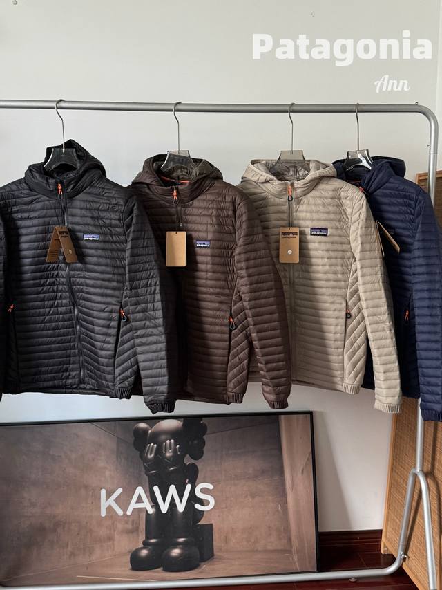 Patagonia Down Ribs Outdoor Casual Lightweight Warm Padded Jacket (Ddd) A couple