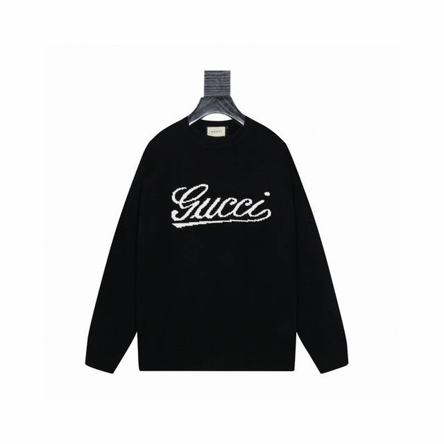Gucci Crew Neck Knit Sweater (Ddd) Jacquard Craftsmanship: Woven using imported
