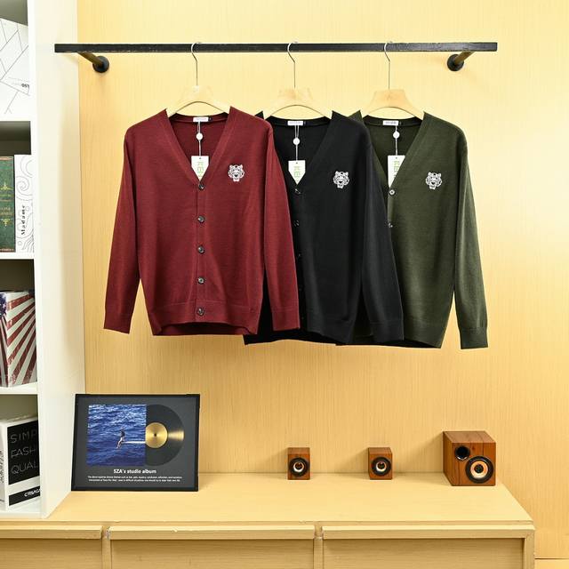 New Arrival, Style No. X2598 Kenzo 25S Autumn New Arrival Men's V-neck Knit Card