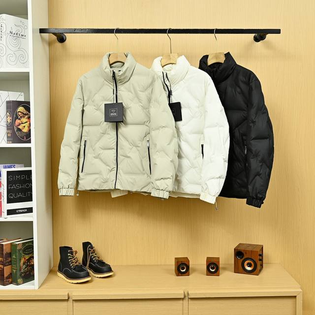 New Arrival, Style No. X2593 Prada 25Ss Winter New Men's Stand Collar Down Jacke