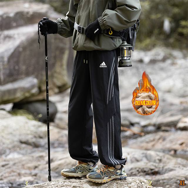 Adidas Exclusive Real Shot of New Autumn/Winter High-Quality Three-Stripe Fleece