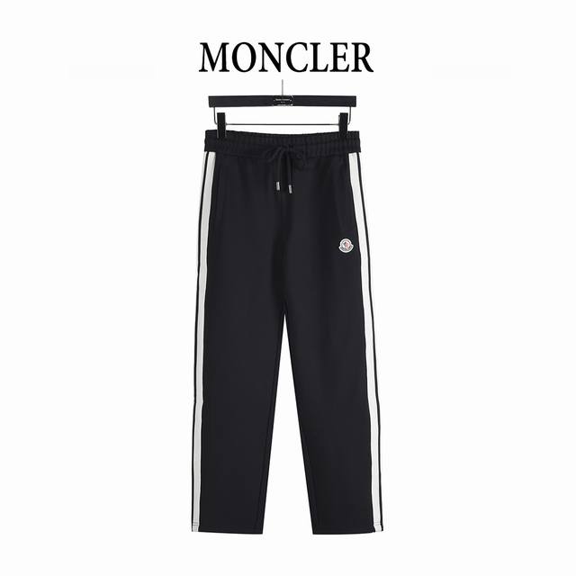 Moncler 25Fw Simple Logo Side Webbing Pants Set (Ddd) Made of custom-woven and d