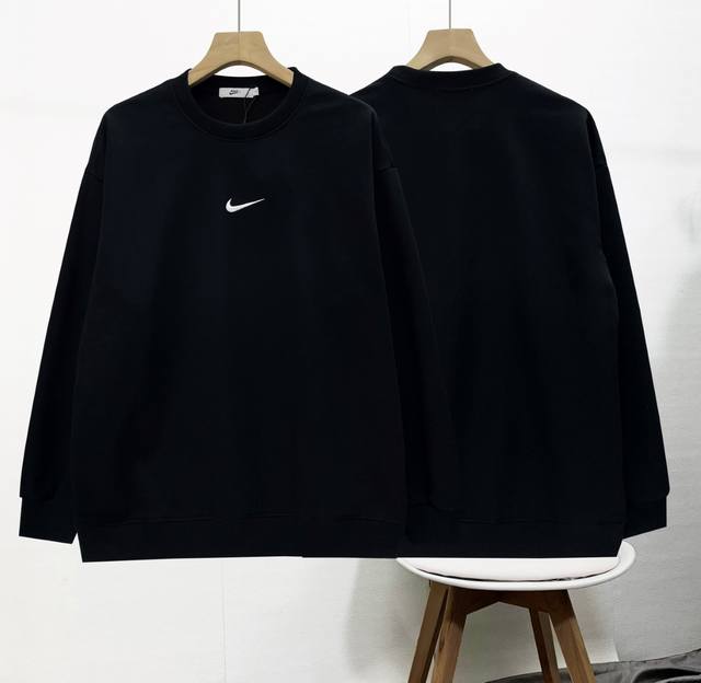 High-quality Nike embroidered sweatshirt, new style, couple's terry cloth sweats