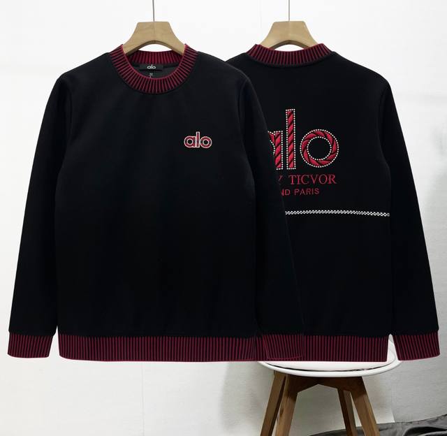 New Arrival Alo - New Embroidered Sweatshirt Jacket, unisex outdoor casual style