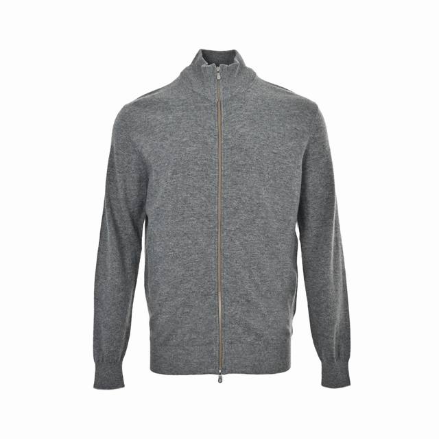 Bc 25Fw Bc High-neck wool zip-up jacket - Superfine wool yarn, comfortable and n