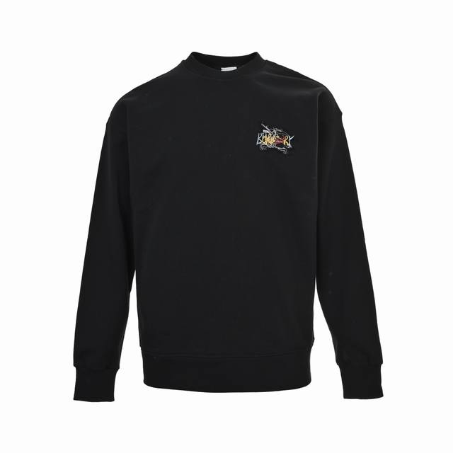 Burberry 25Fw Graffiti Horse Embroidery Crew Neck Sweatshirt 25Fw Autumn/Winter