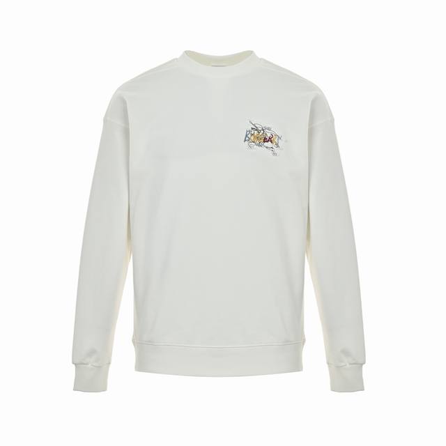 Burberry 25Fw Graffiti Horse Embroidery Crew Neck Sweatshirt 25Fw Autumn/Winter