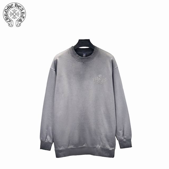 Chrome Hearts 25Fw Gradient Rhinestone Crew Neck Sweatshirt (Ddd) Made with cust