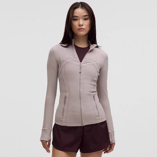 Purple-Gray LululemonحLululemonحDefine Women's Sports Jacket Yoga Wear Fitness S